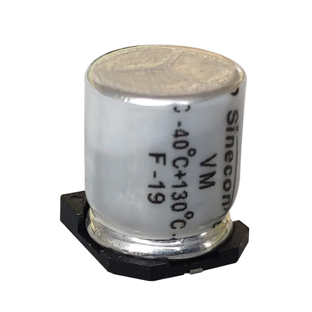 VM High-Temperature, High-Frequency Surface Mount Device Aluminum Electrolytic Capacitor