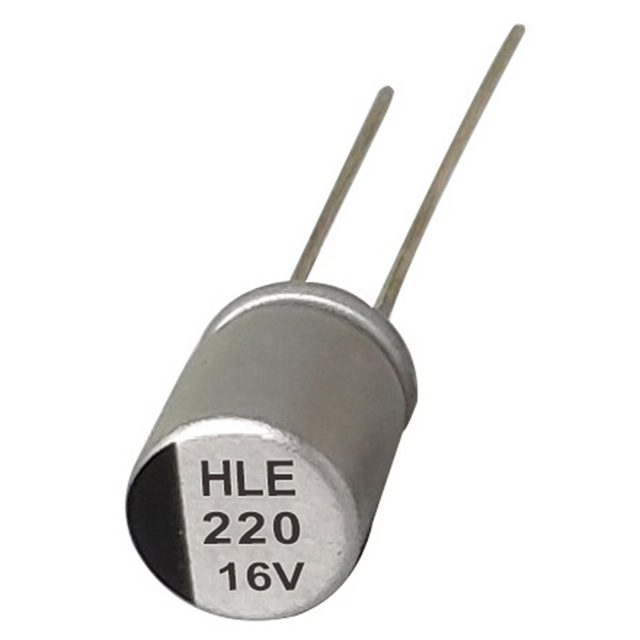HLE Small-Sized, High-Frequency Radial Polymer Aluminum Electrolytic Capacitor