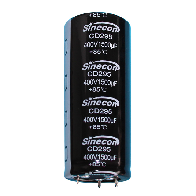 CD295 Durable, High Ripple Snap-In Aluminum Electrolytic Capacitor